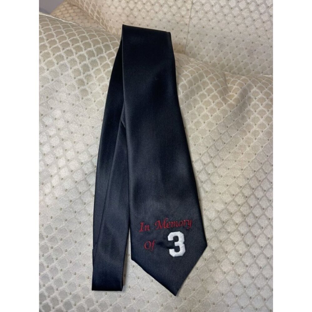 Neck Tie In Memory of 3 - 100% Polyster Custom Made Steven Harris